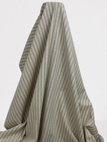 Neutral Tones Stitched Mini Striped Linen Cotton Blend