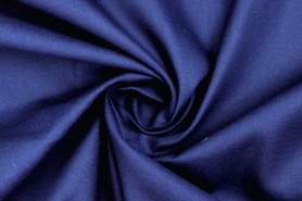 Lightweight Navy Poly-Cotton Drill