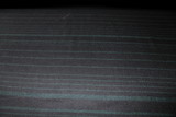 Black & Green Stripes 100% Wool Coating