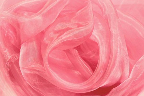 Marshmallow Pink Organza