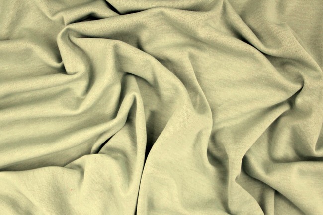 Pastel Mint Double Jersey Interlock Knit