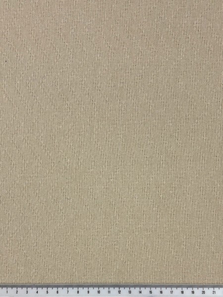 Light Sand Chevron Stitched Textured Linen Cotton Blend