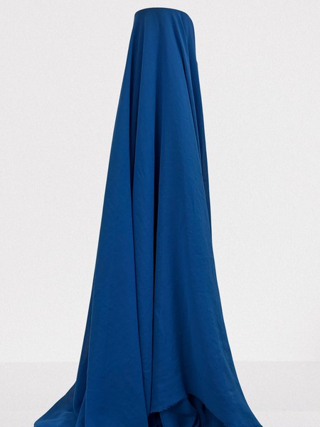 Ocean Blue Plain Chiffon