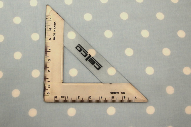 Baby Blue with White Spots Printed Chiffon