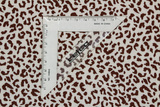 Mini Leopard Print on Ivory Rayon