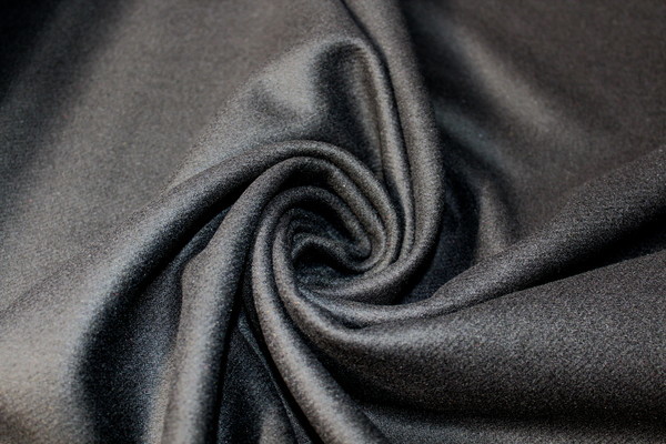 Black 100% Wool Coating