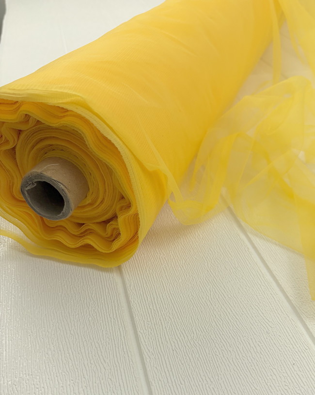 Bright Yellow Fairy Floss Tulle