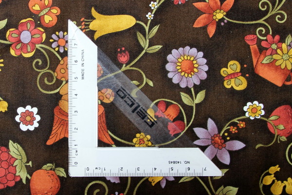 Autumn Tones Woodland Puppy Picnic Printed Cotton