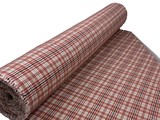 Beige Pink, Cream & Navy Tartan Stretch Ponti de Roma