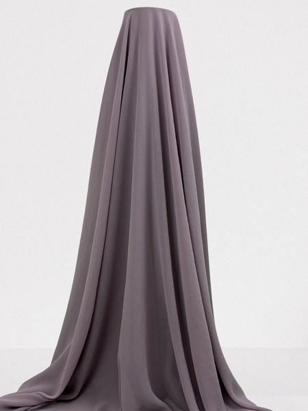 Soft Lilac Plain Chiffon