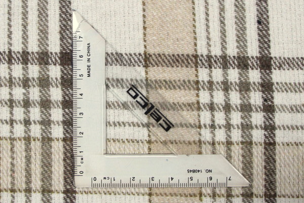 Creamy Checks Wool Blend