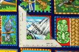 NZ Natives Multi Panel Kiwiana Cotton