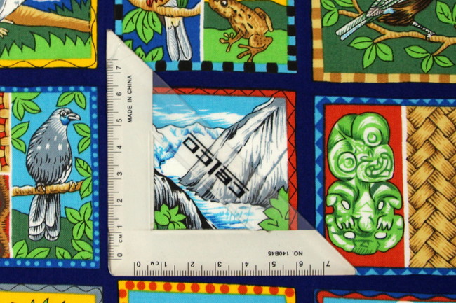 NZ Natives Multi Panel Kiwiana Cotton