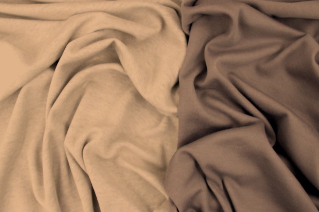 Hazelnut Biscuit Double Jersey Interlock Knit