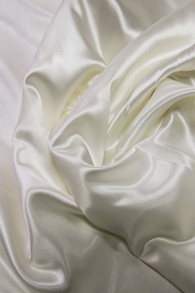 Ivory Satin Lining