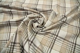 Creamy Checks Wool Blend