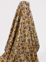 Vintage Floral in Orange & Pink Printed Cotton