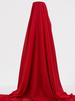 Pill Box Red Plain Chiffon