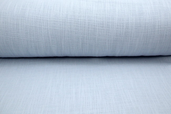 Powder Blue Bio Washed Tweed Linen/Cotton Blend