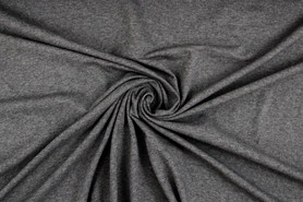 Dark Grey Marle Unbrushed French Terry Sweatshirting