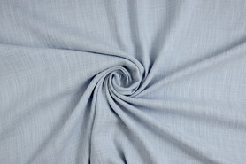 Powder Blue Bio Washed Tweed Linen/Cotton Blend