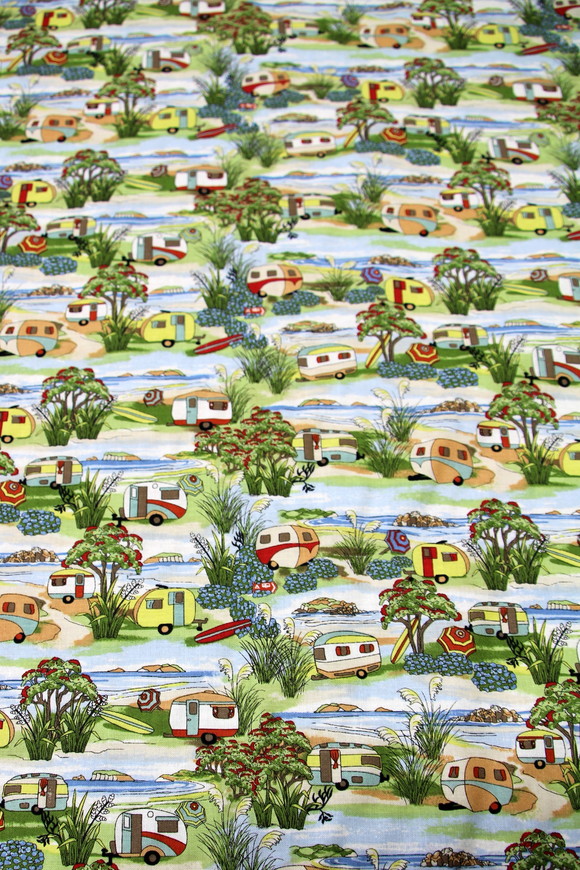 Classic Kiwi Holiday Kiwiana Cotton