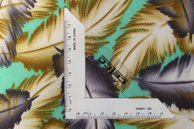 Falling Feathers Printed Rayon
