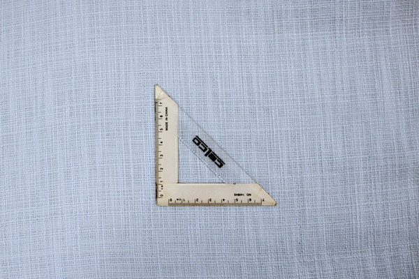 Powder Blue Bio Washed Tweed Linen/Cotton Blend