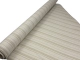 Neutral Toned Multi Textured Striped Linen Cotton Blend