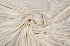 Cream Pleated Viscose Knit