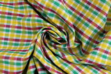 Green Stripes Reversable Cotton Check