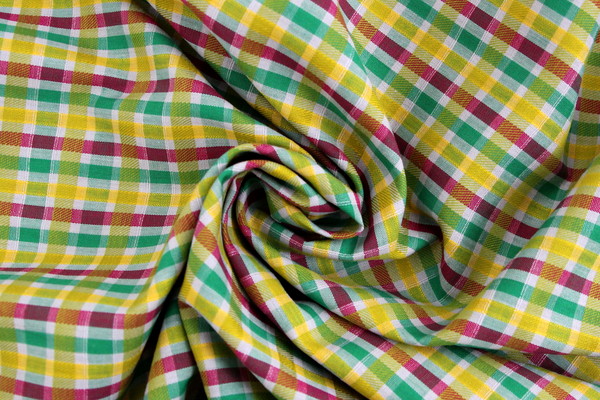 Green Stripes Reversable Cotton Check