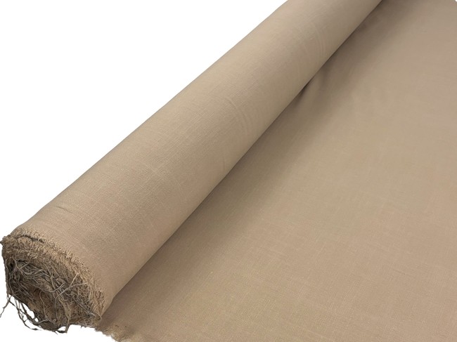 Buff Textured Rayon/Linen Blend