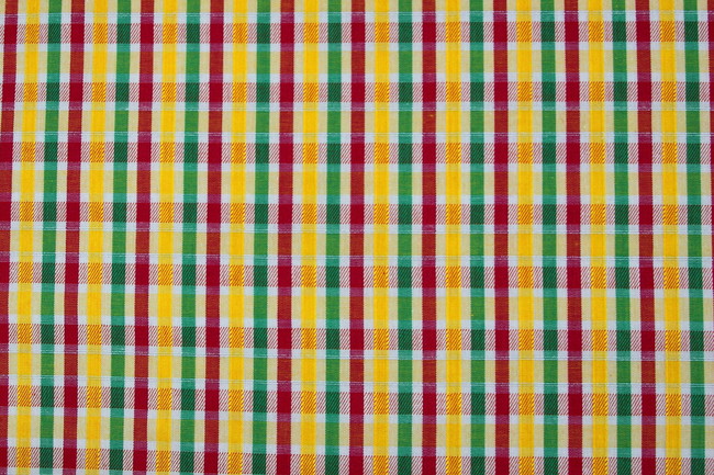Yellow Stripes Reversable Cotton Check