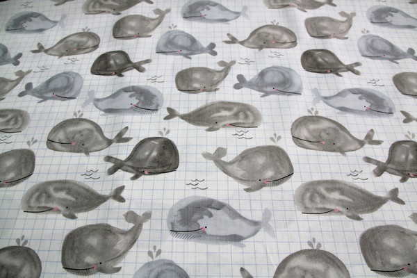 Willy Whale Printed Cotton