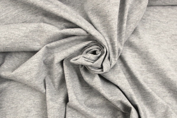 Grey Marle 100% Cotton T-Shirt Knit