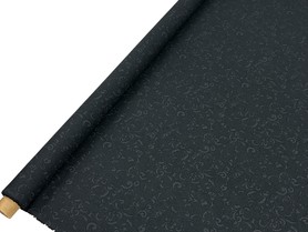 Black & Charcoal Moko Design Kiwiana Cotton