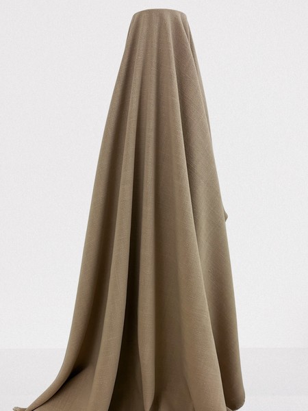 Buff Textured Rayon/Linen Blend