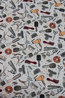 Hair-Dressing Printed Cotton
