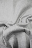 Pale Silver Stretch Chambray