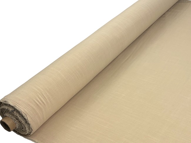 Nude Textured Linen/Cotton Blend New Image