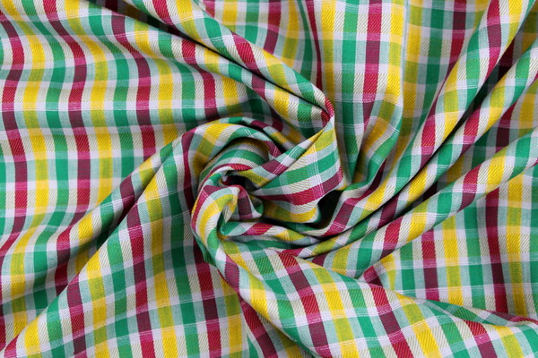 Green Stripes Reversable Cotton Check