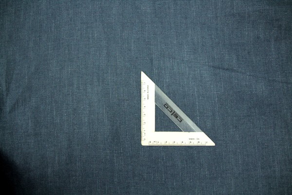 Dark Wedgewood Blue Bio Washed Linen