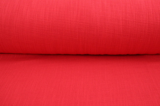 Watermelon Bio Washed Tweed Linen/Cotton Blend