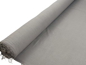 Elephant Grey Textured Rayon/Linen Blend