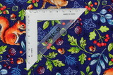 Nature Trail on Navy Premium Cotton
