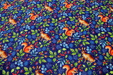 Nature Trail on Navy Premium Cotton