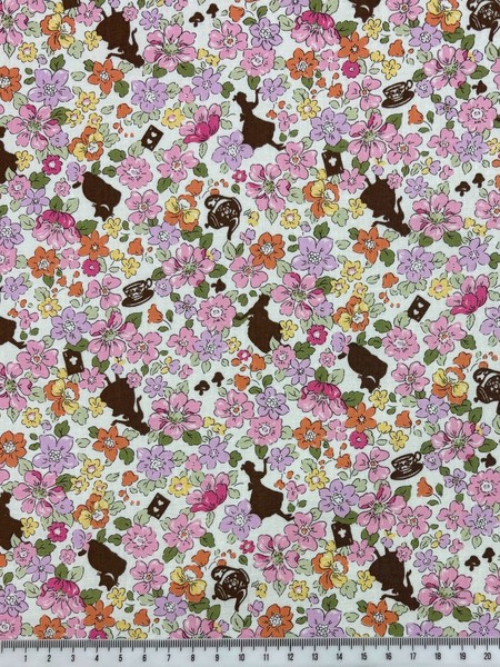 Alice with Floral Pinks & Purple