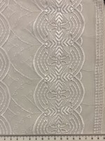 White Scalloped Circle Corded Lace