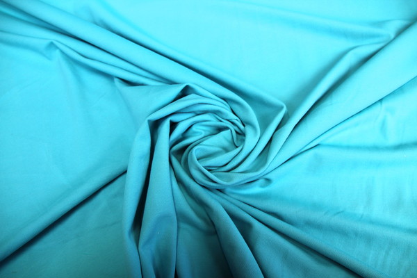 Light Teal Extra Wide Cotton Stretch Knit